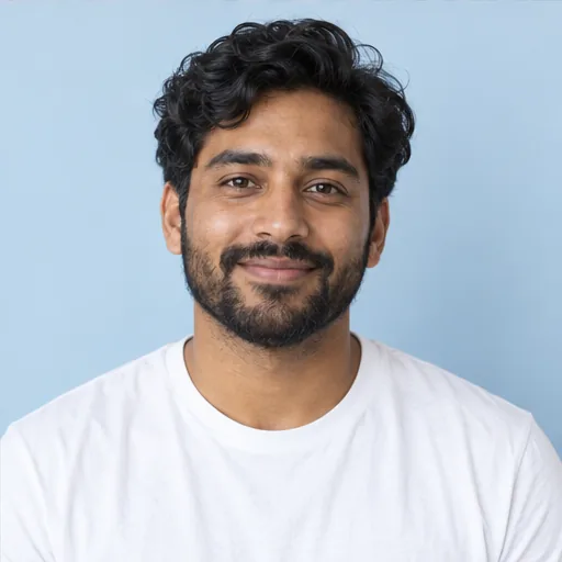 AI-generated portrait of a made-up person, shown on Nico Ali’s example profile